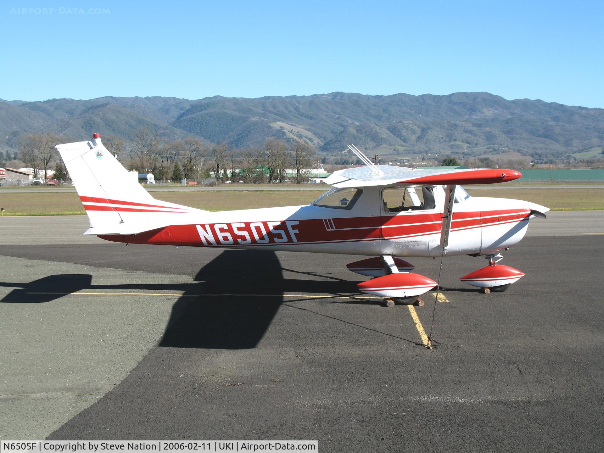 N6505F, 1966 Cessna 150F C/N 15063105, 1966 Cessna 150F at Ukiah, CA