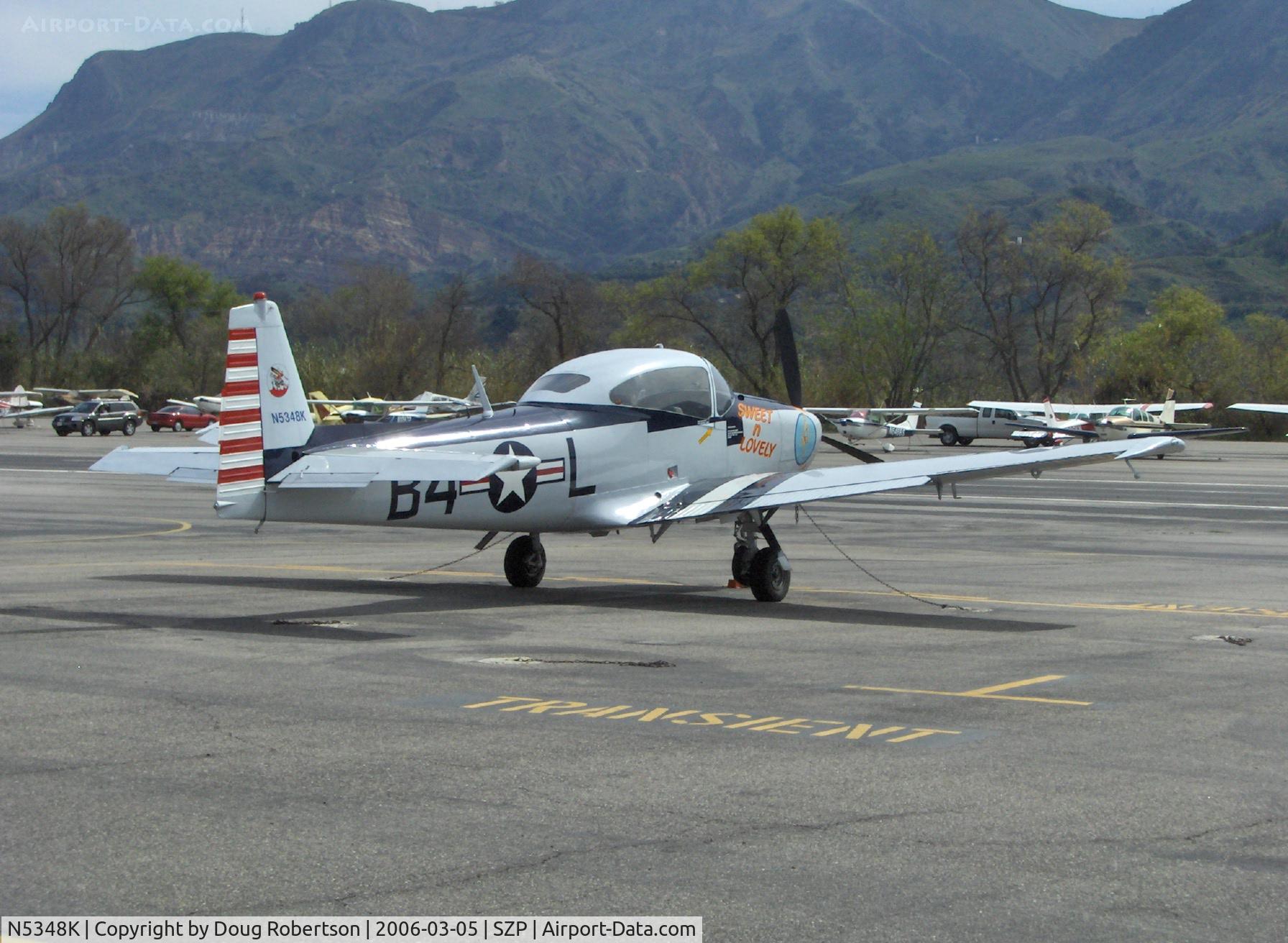 N5348K, 1952 Ryan Navion B C/N NAV-4-2248B, 1952 Ryan NAVION B, Lycoming GO-480 upgrade
