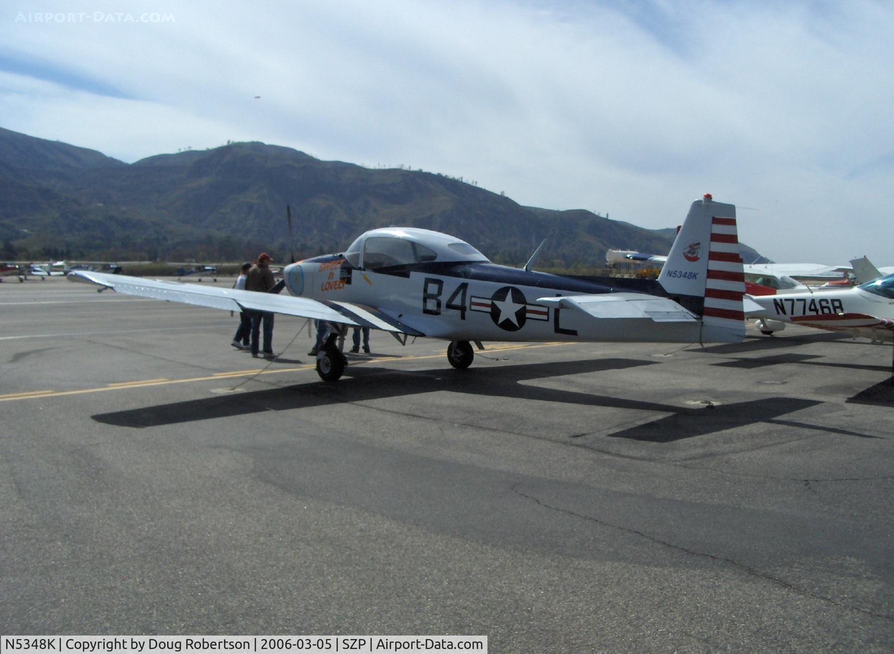 N5348K, 1952 Ryan Navion B C/N NAV-4-2248B, 1952 Ryan NAVION B, Lycoming GO-480 upgrade