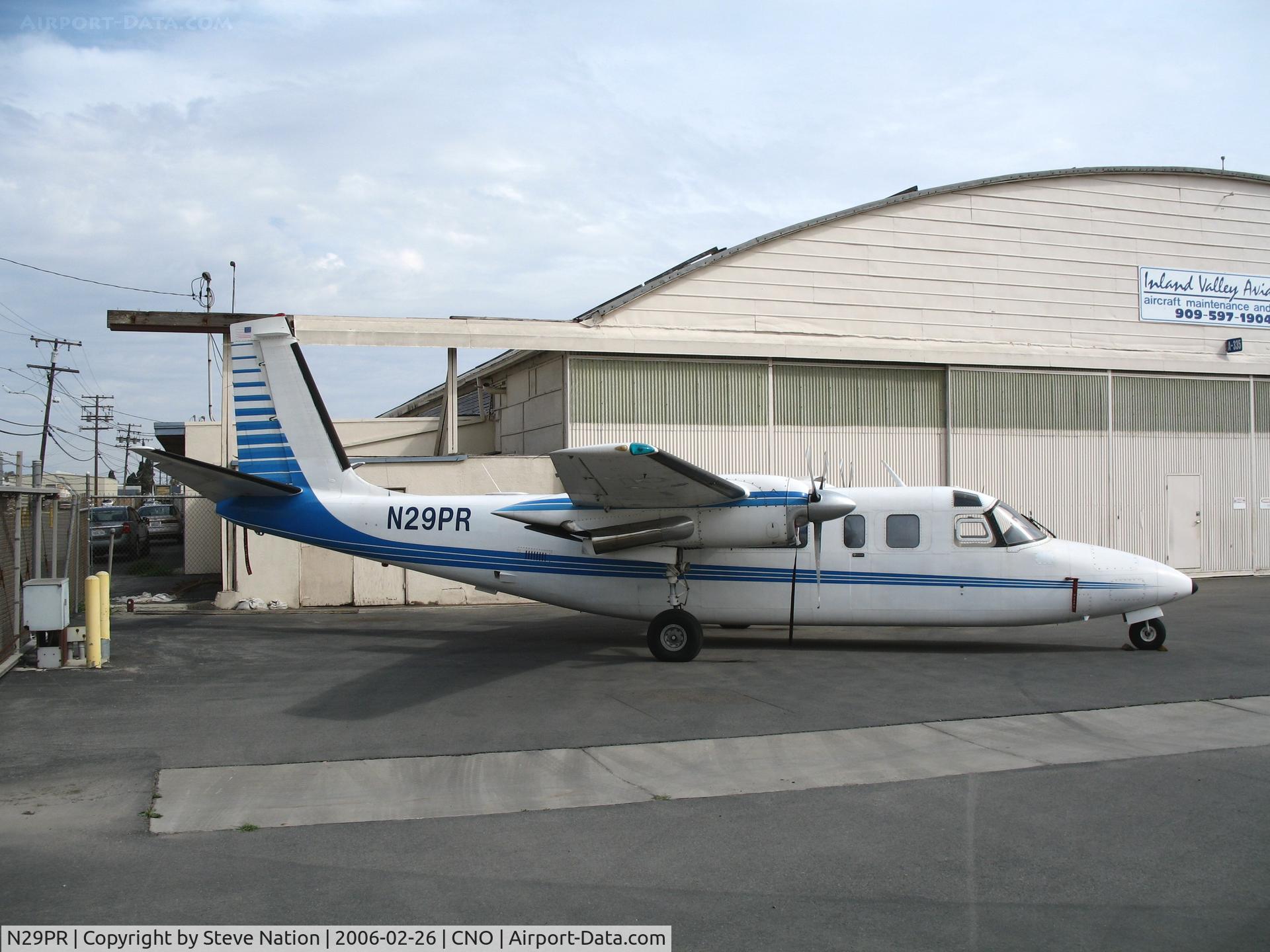 N29PR, 1969 Aero Commander 681 Hawk Commander C/N 6018, 1969 Aero Commander 691 at Chino, CA