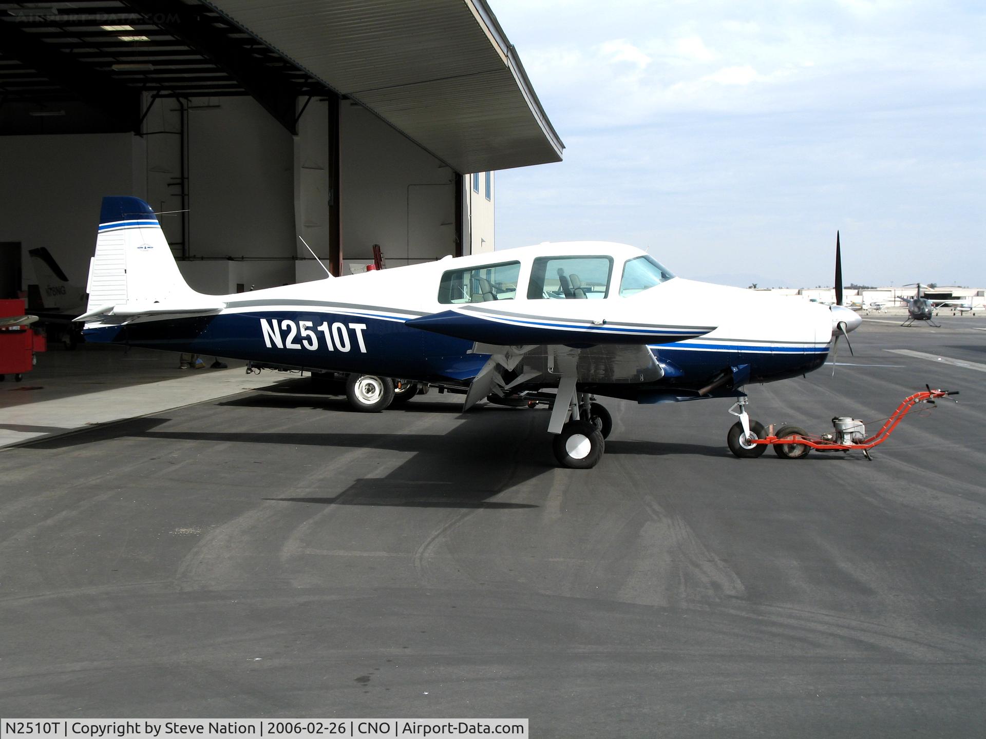 N2510T, 1968 Navion Rangemaster H C/N NAV-4-2510, Irwin International 1968 Navion H conversion at Chino, CA