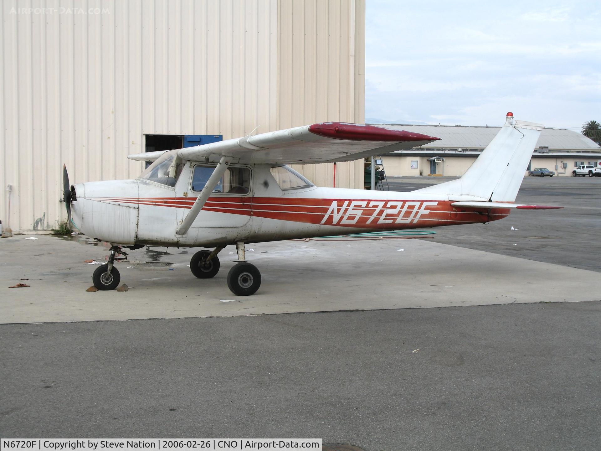N6720F, 1966 Cessna 150F C/N 15063320, 1966 Cessna 150F at Chino, CA