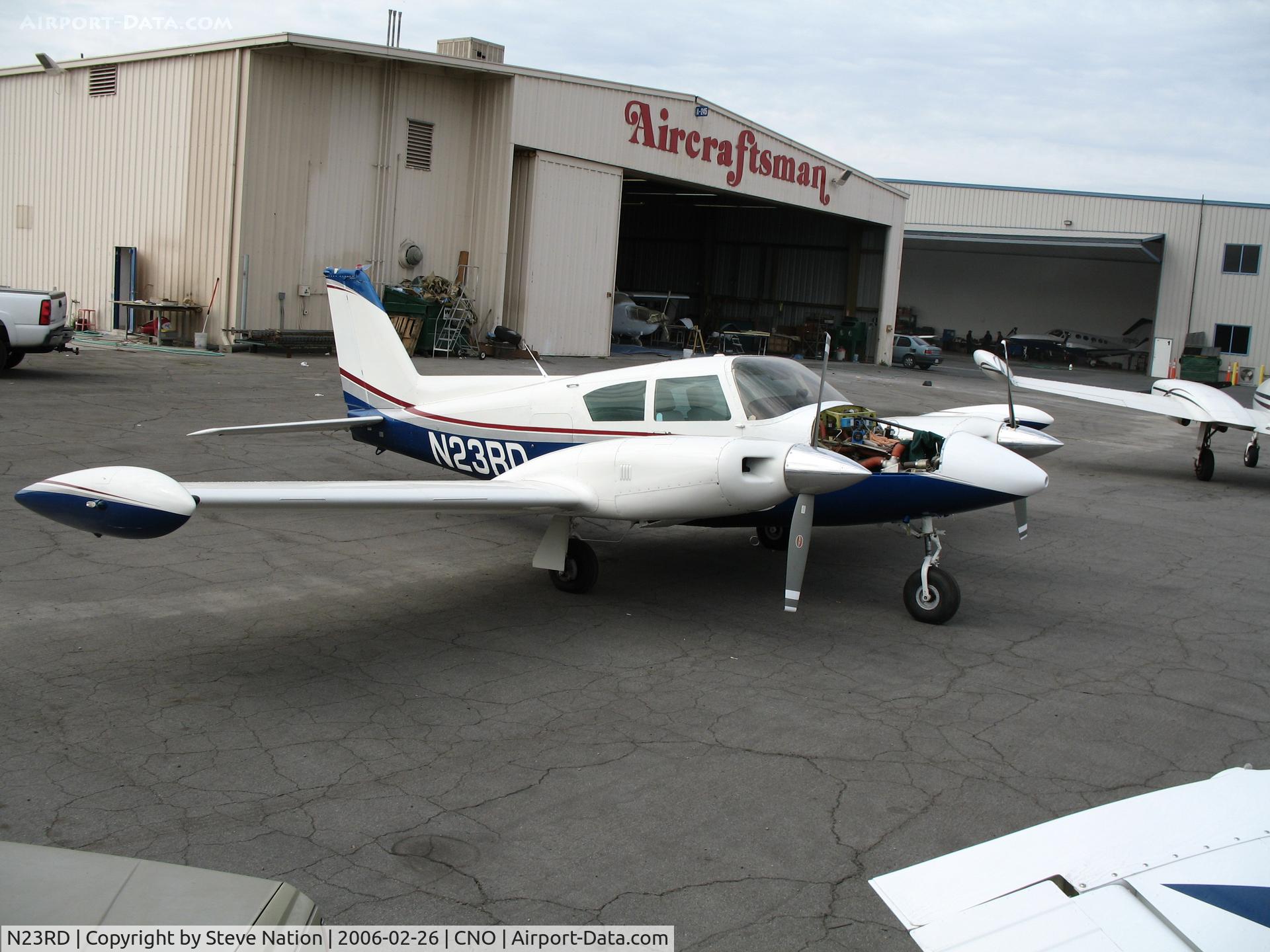 N23RD, Piper PA-30 Twin Comanche Twin Comanche C/N 30-469, Baby Owl Works 1964 Piper PA-30 at Chino, CA