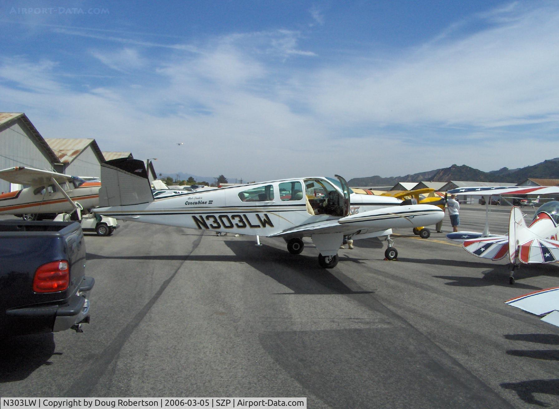 N303LW, 1966 Beech V35 Bonanza C/N D-8336, 1966 Beech V35 BONANZA, Continental GTSIO-520-C 340 Hp, 'Concubine III'