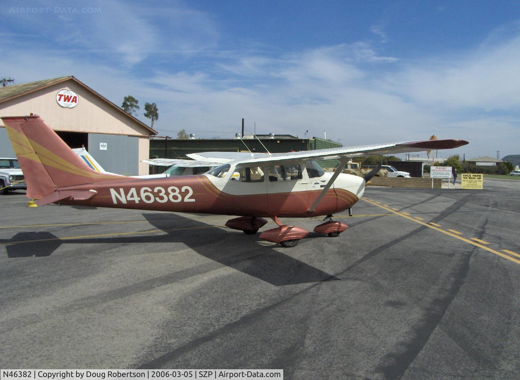 N46382, 1968 Cessna 172K Skyhawk C/N 17257230, 1968 Cessna 172K, Lycoming O-320-E2D 150 Hp