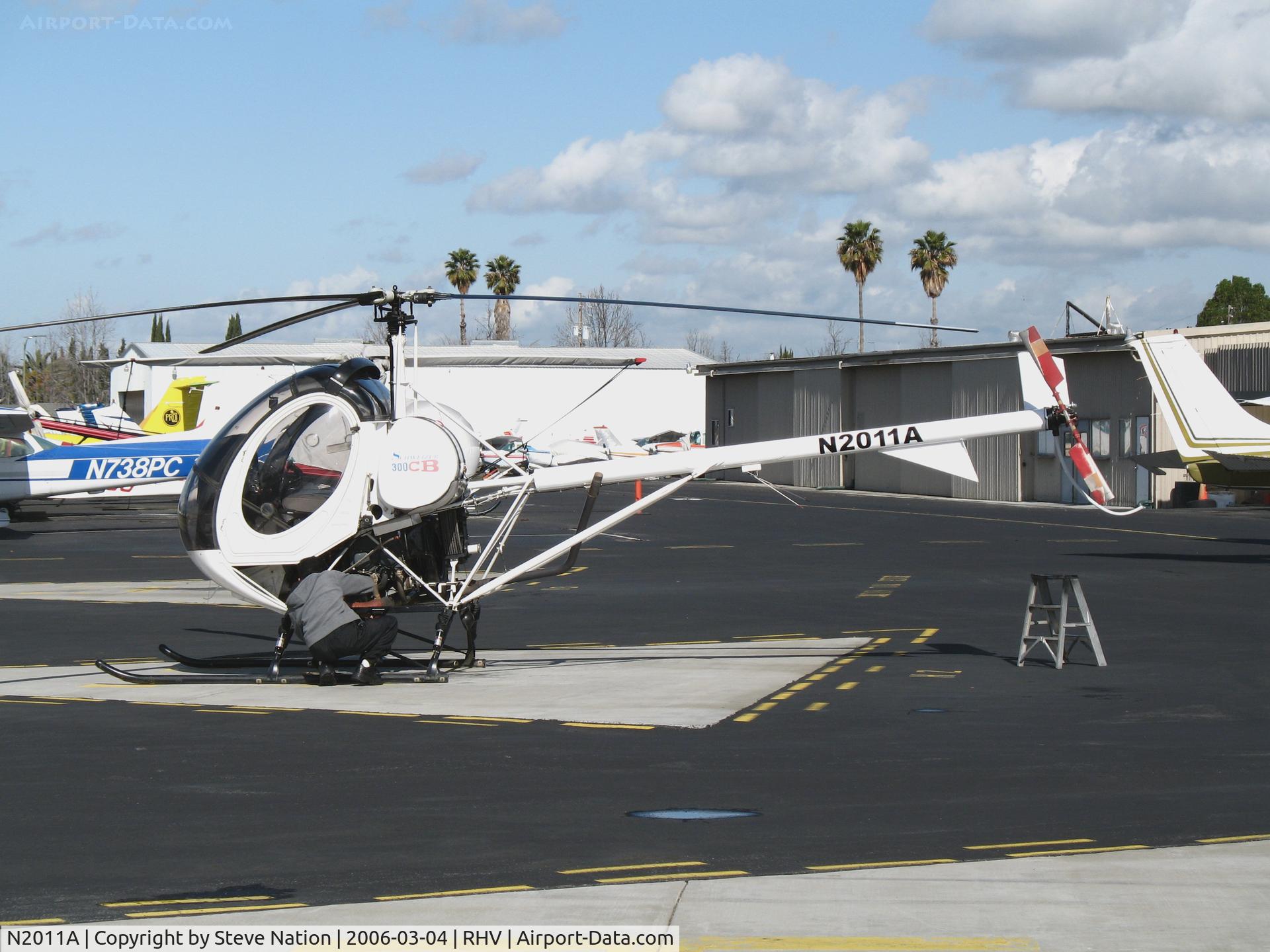 N2011A, 1995 Schweizer 269C-1 C/N 0016, 1995 Schweizer 269C-1 at Reid-Hillview Airport (San Jose), CA