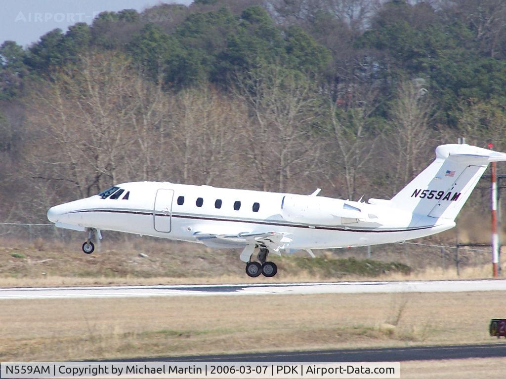 N559AM, 1999 Cessna 650 Citation VII C/N 650-7107, Departing PDK on 2R