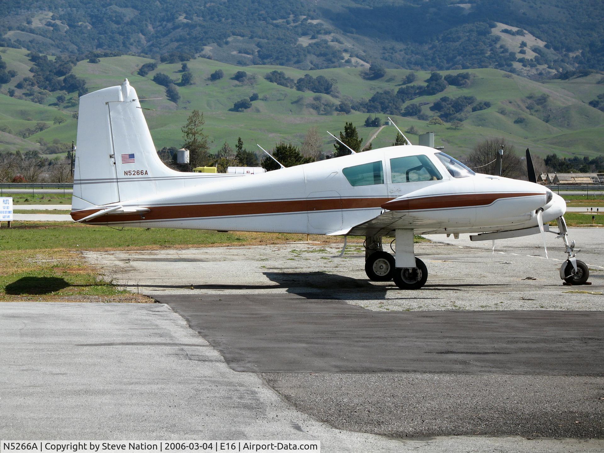 N5266A, 1956 Cessna 310 C/N 35466, 1956 Cessna 310 at South County Airport (San Martin), CA