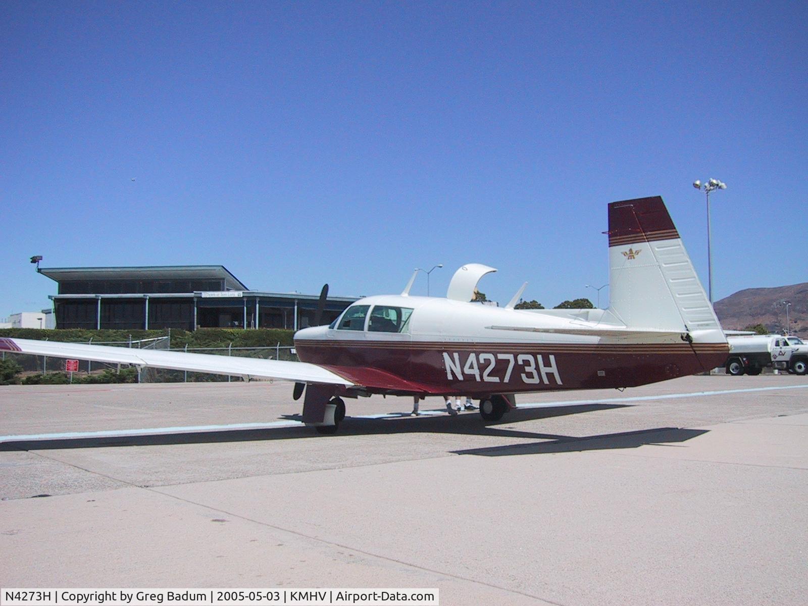 N4273H, 1979 Mooney M20J 201 C/N 24-0772, Ernie flew us to Mojave for SpaceShipOne Tour