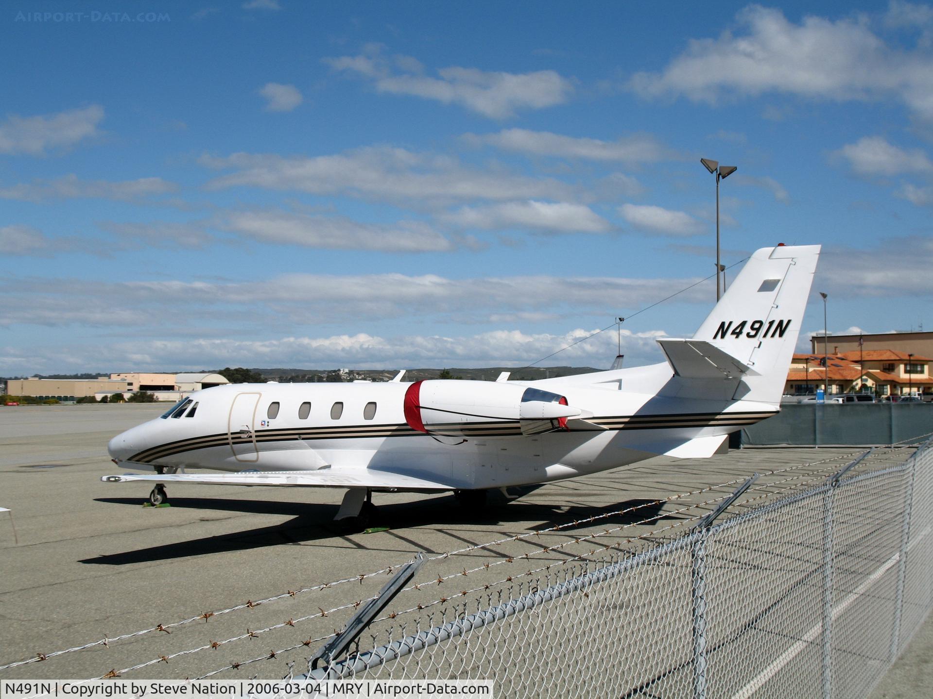 N491N, 2004 Cessna 560XL Citation XLS C/N 5605530, Germanium Corp of America 2004 Cessna 560XL at Monterey Peninsula Airport, CA