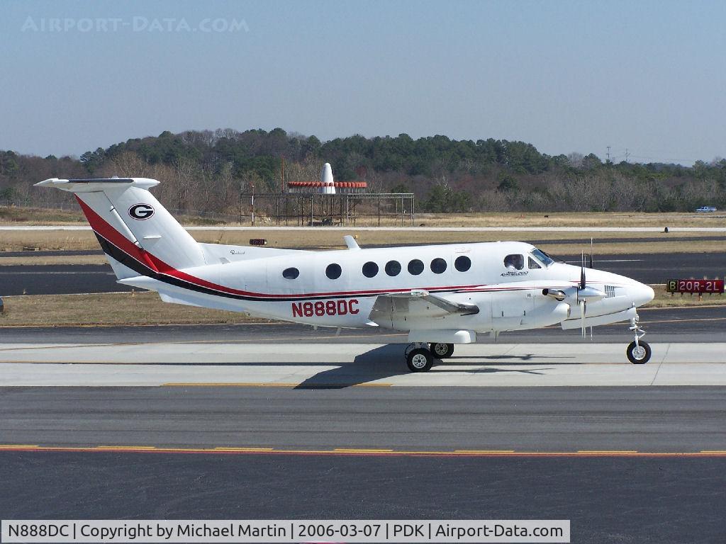 N888DC, 1979 Beech 200 King Air C/N BB-454, Someone is a Bulldog fan!  Too bad I'm a Gator fan!
