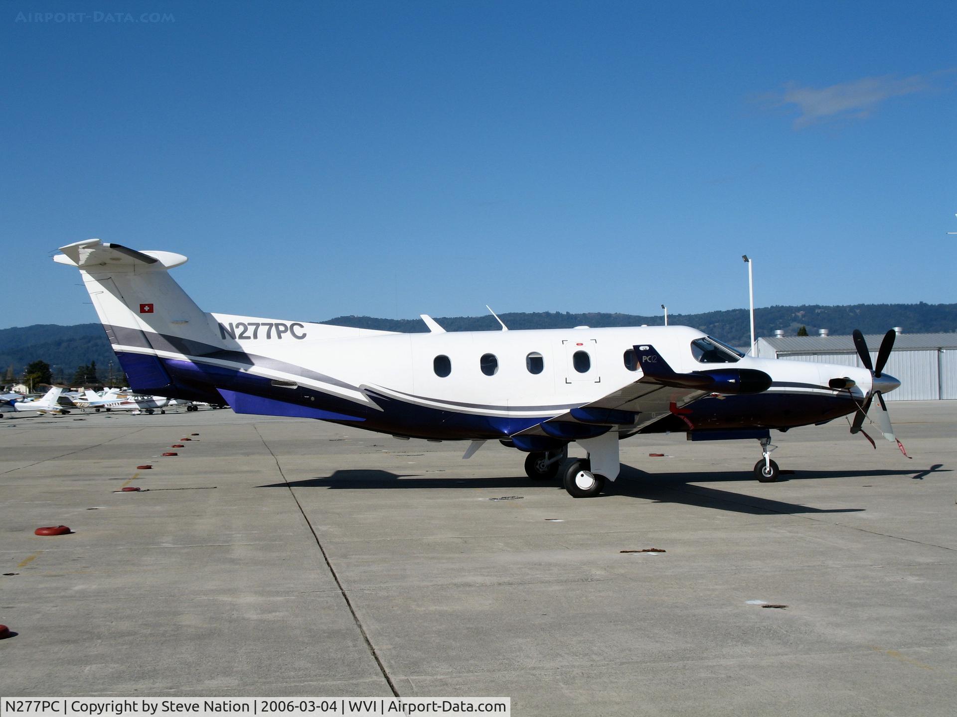 N277PC, 1999 Pilatus PC-12/45 C/N 277, C & R Aviation 1999 Pilatus PC-12/45 at Watsonville, CA