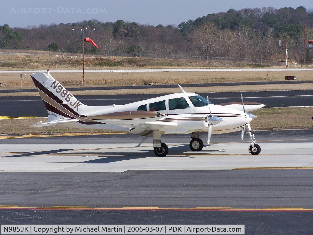 N985JK, 1964 Cessna 310I C/N 310I0012, Great way to display tail numbers!