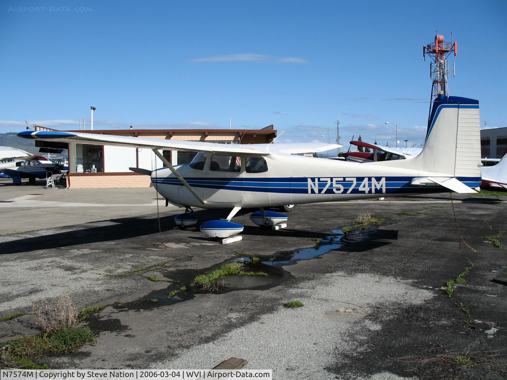 N7574M, 1959 Cessna 175 Skylark C/N 55874, 1959 Cessna 175 at Watsonville, CA