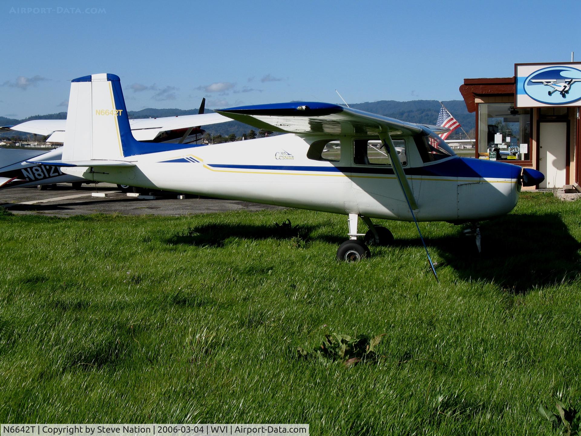 N6642T, 1960 Cessna 150A C/N 15059042, 1960 Cessna 150A at Watsonville, CA