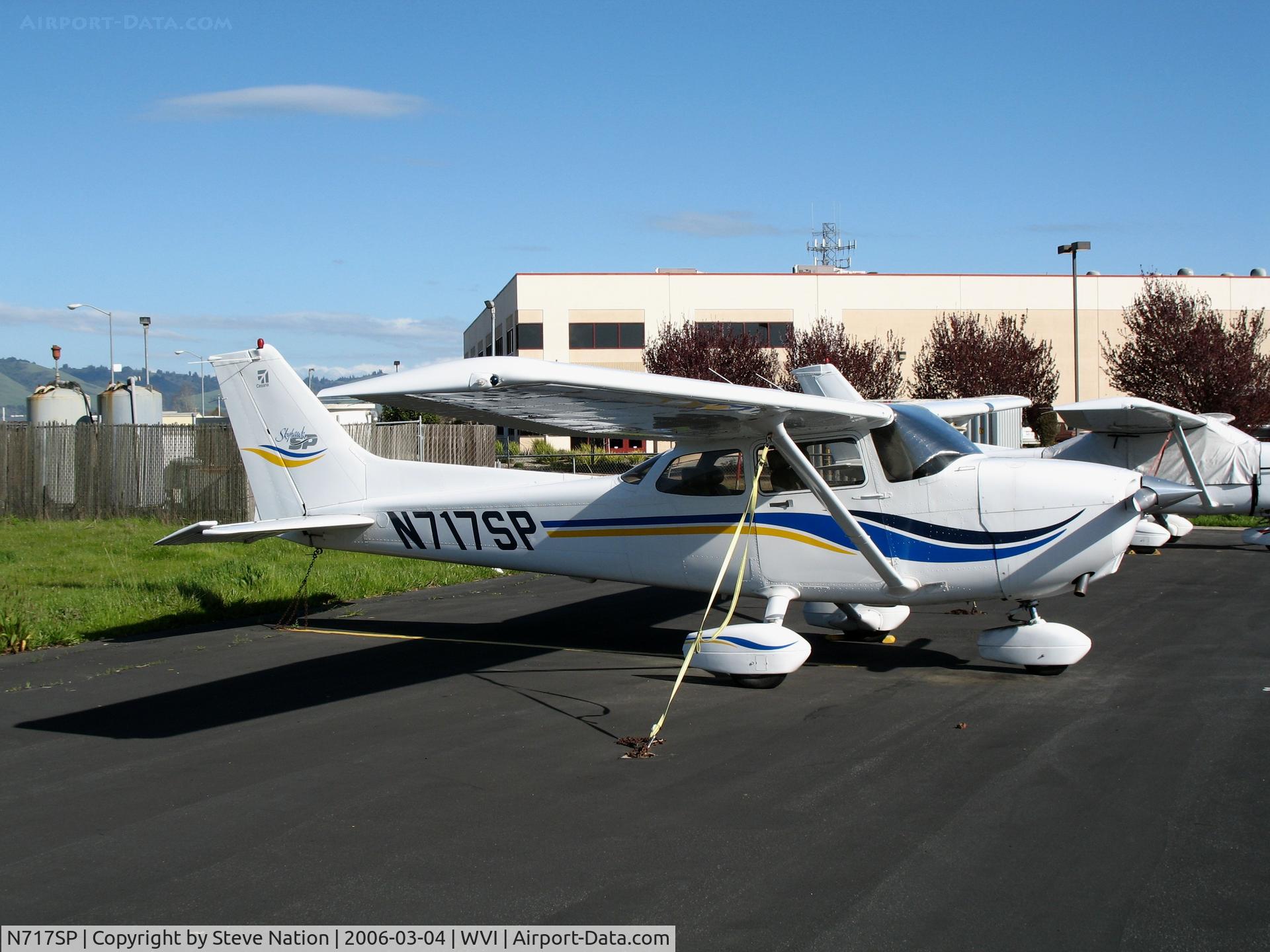 N717SP, 2000 Cessna 172S C/N 172S8646, Gryphon Aire 2000 Cessna 172S in brilliant sunshine at Watsonville, CA