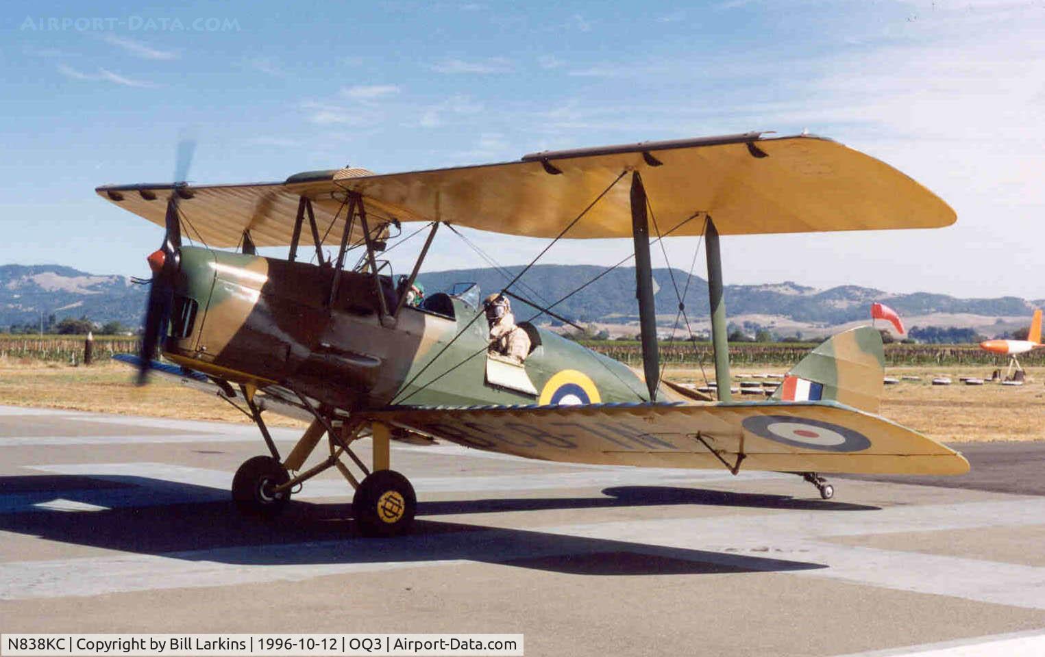 N838KC, 1966 De Havilland DH-82A Tiger Moth II Tiger Moth II C/N 86294, Tiger Moth in WWII RAF colors