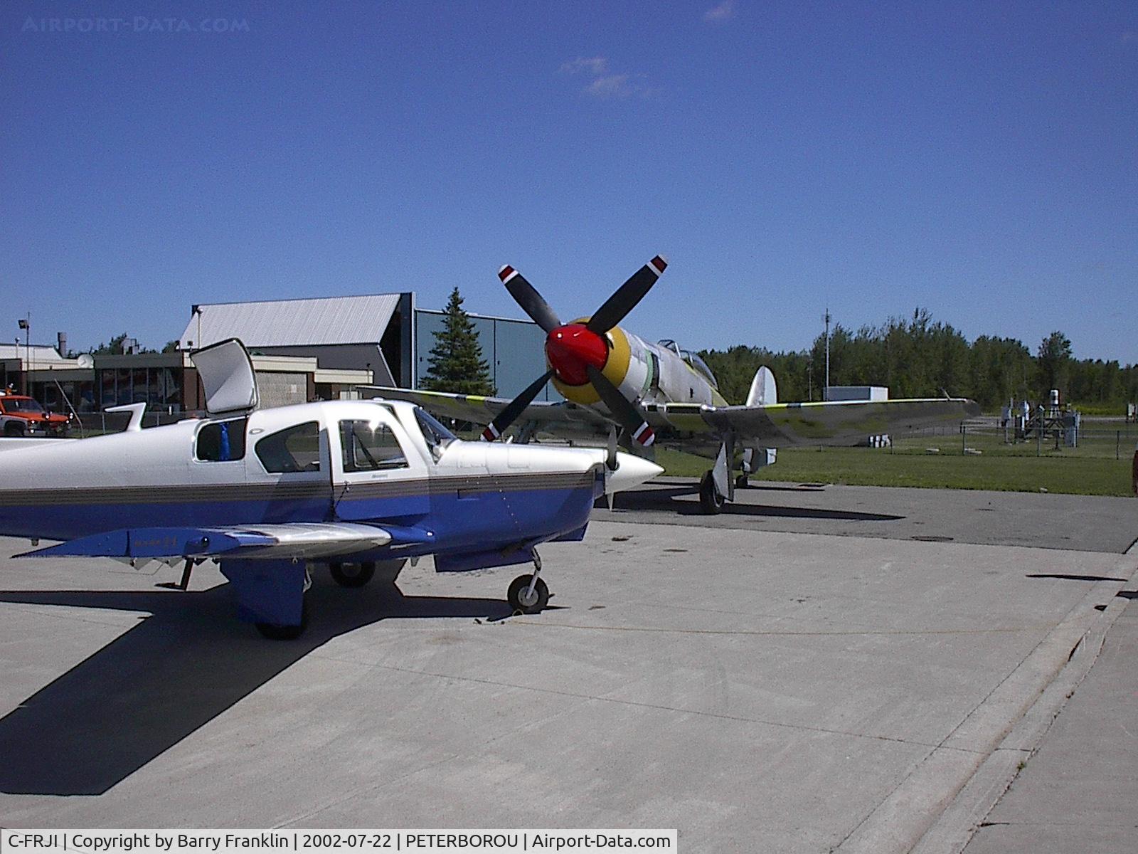 C-FRJI, 1964 Mooney M20C Ranger C/N 2777, Mooney anf Hawker SeaFury