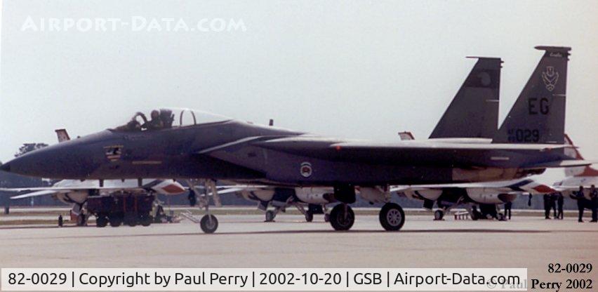 82-0029, 1981 McDonnell Douglas F-15C Eagle C/N 0844/C260, Every once in a while, West Coast (Eglin AFB) Demo Eagles work the East Coast area