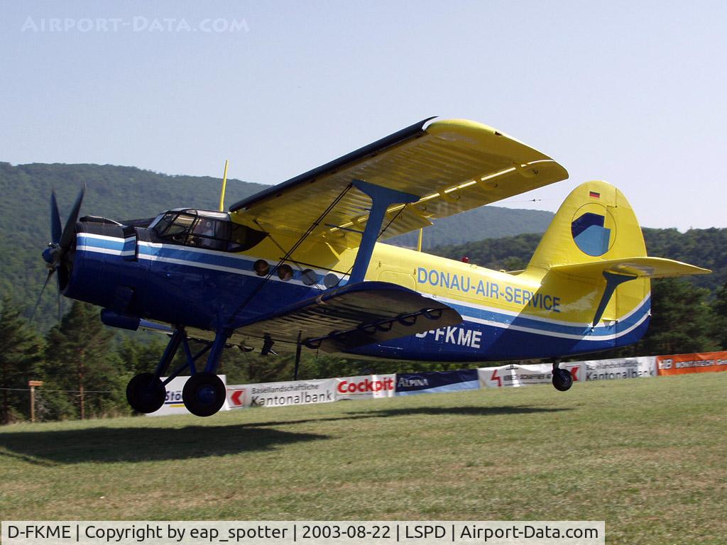 D-FKME, 1957 Antonov An-2 C/N 1G17805, at airdisplay Dittingen 2003
