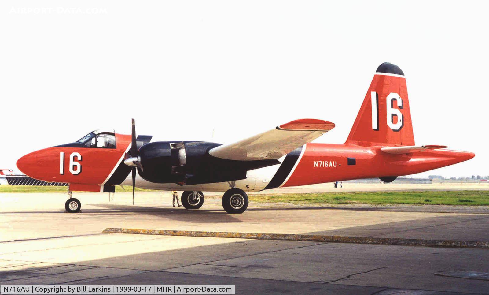 N716AU, 1955 Lockheed P2V-7 Neptune C/N 726-7065 (140963), Aero Union's freshly painted air tanker 16