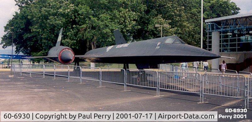 60-6930, 1960 Lockheed A-12 Blackbird C/N 127, You can tell by the single cockpit its NOT an SR-71, but an A-12.