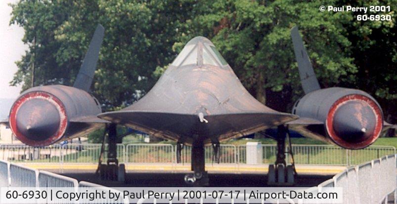 60-6930, 1960 Lockheed A-12 Blackbird C/N 127, The rusty skin is due to the iron balls in the paint.