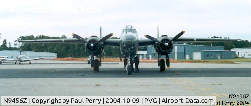 N9456Z, 1943 North American TB-25N Mitchell C/N 108-33214, The fog had lifted, and the crew was preparing for her departure
