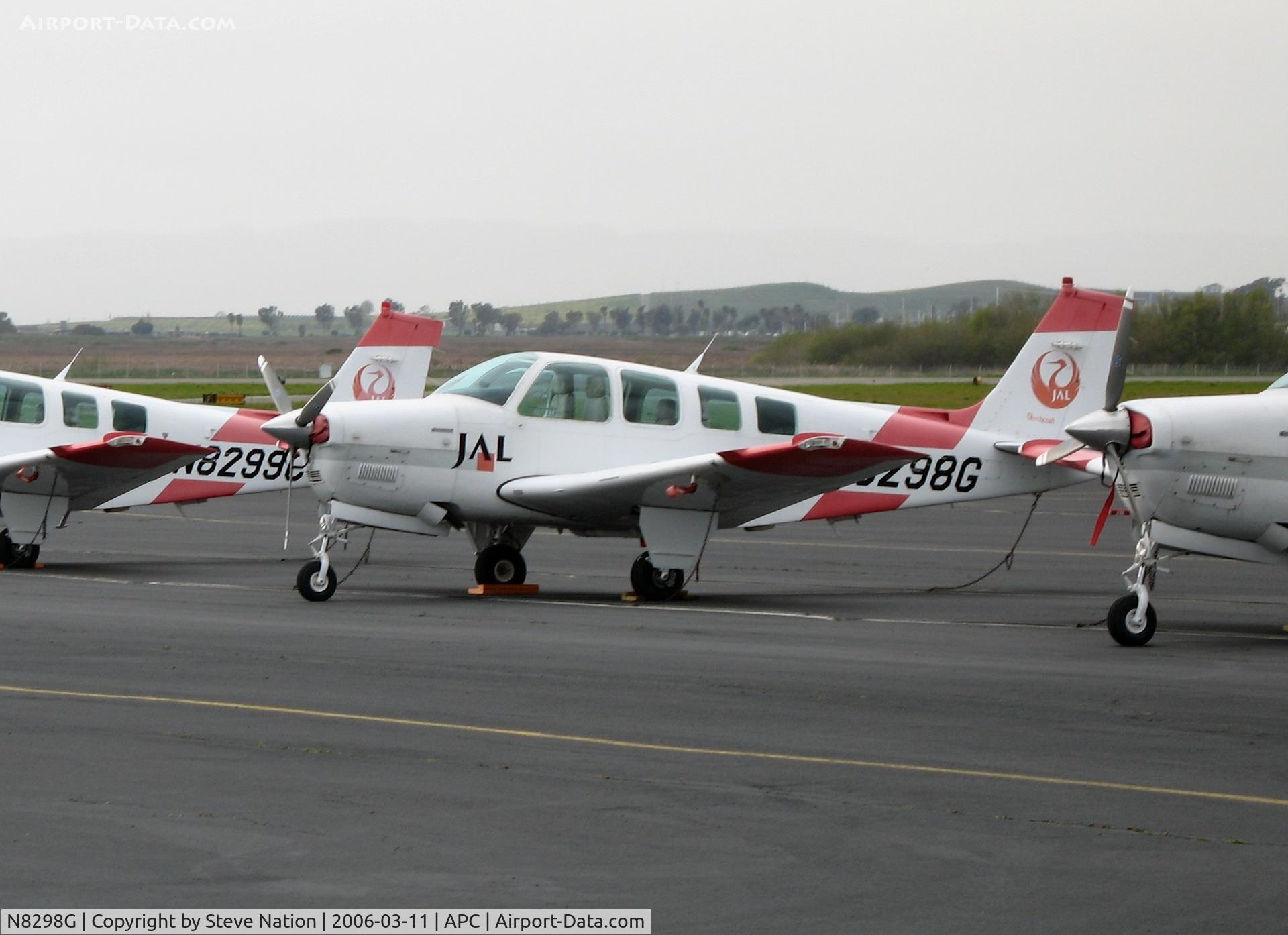 N8298G, 1992 Beech A36 Bonanza 36 C/N E-2765, JAL/Japan Air Lines 1992 Beech A36 trainer at Napa, CA