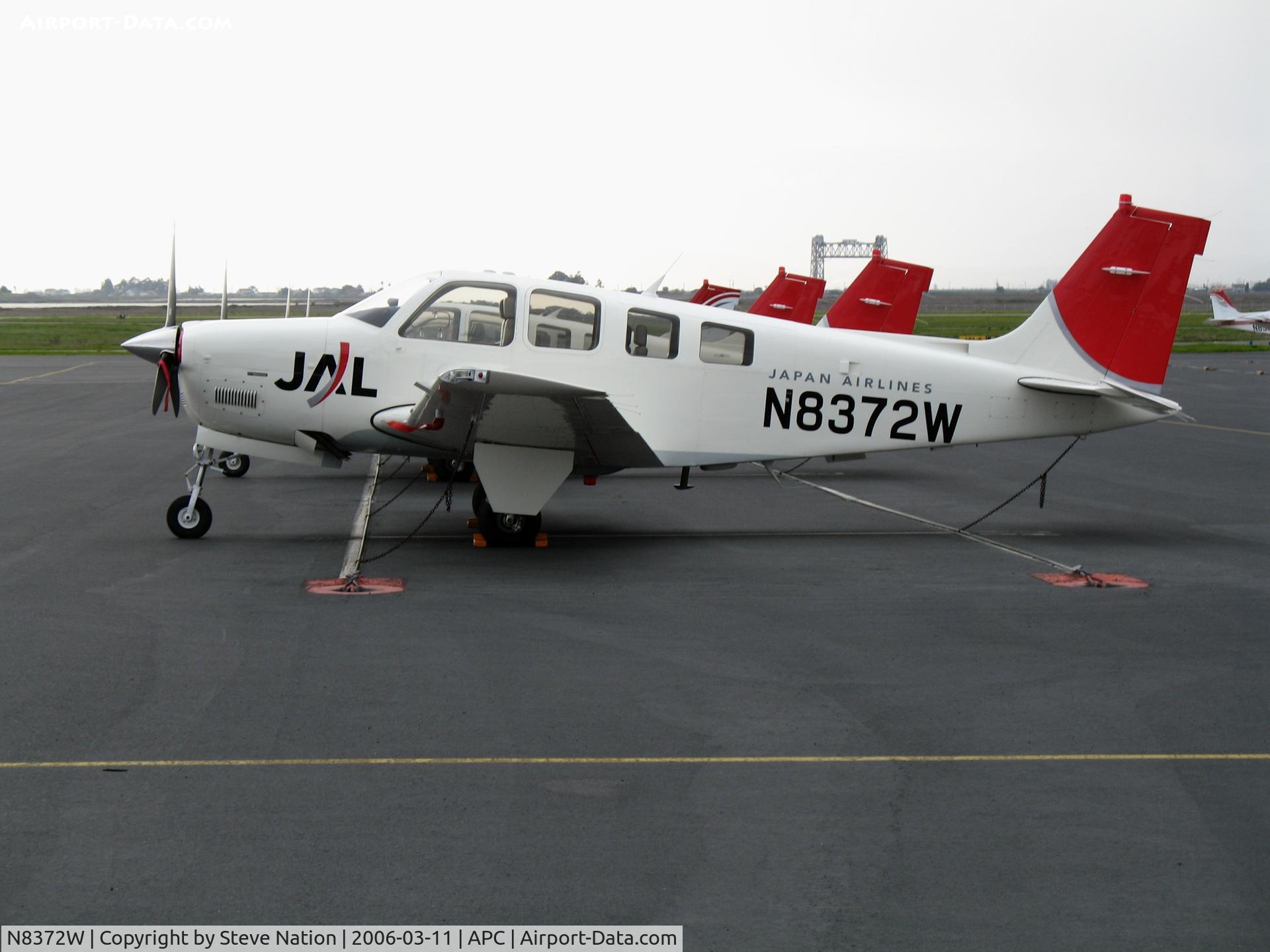 N8372W, 2004 Raytheon Aircraft Company A36 Bonanza C/N E-3573, JAL/Japan Air Lines 1992 Beech A36 trainer at Napa, CA