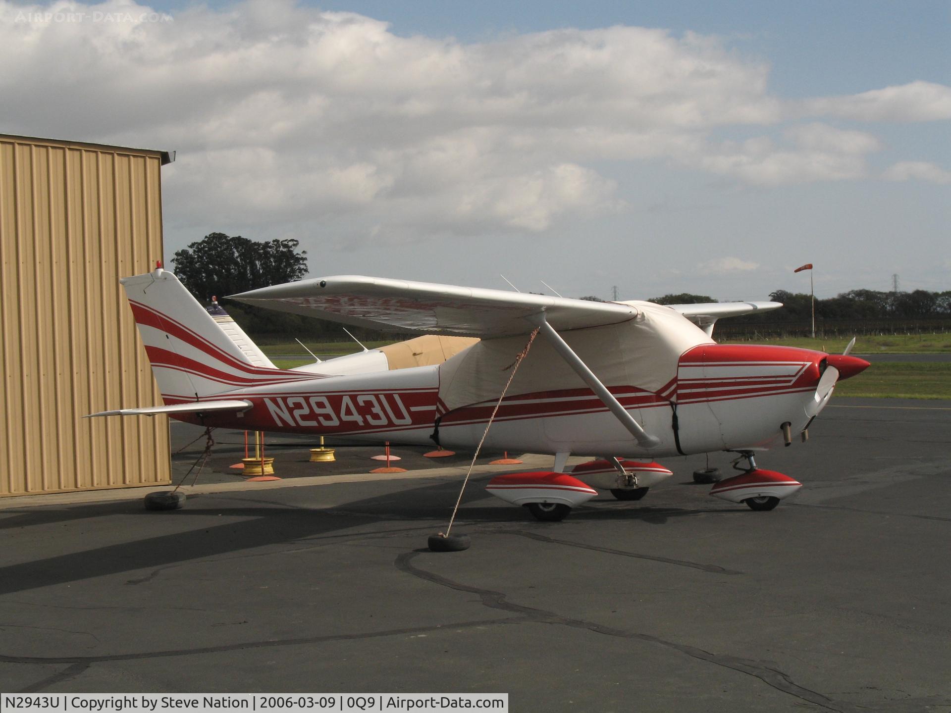 N2943U, 1963 Cessna 172D C/N 17250543, 1963 Cessna 172D at Sonoma Airpark, CA