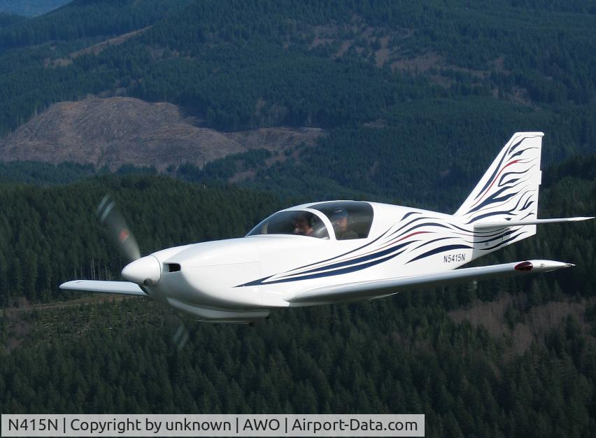 N415N, TL Ultralight TL-2000 Sting S3 C/N TLUSA176, Glasair 1RG in flight in Washington