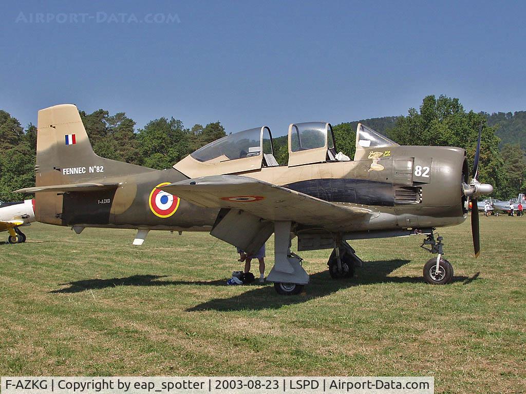 F-AZKG, 1951 North American T-28A Fennec C/N 174-111, Airdisplay 2003 Dittingen