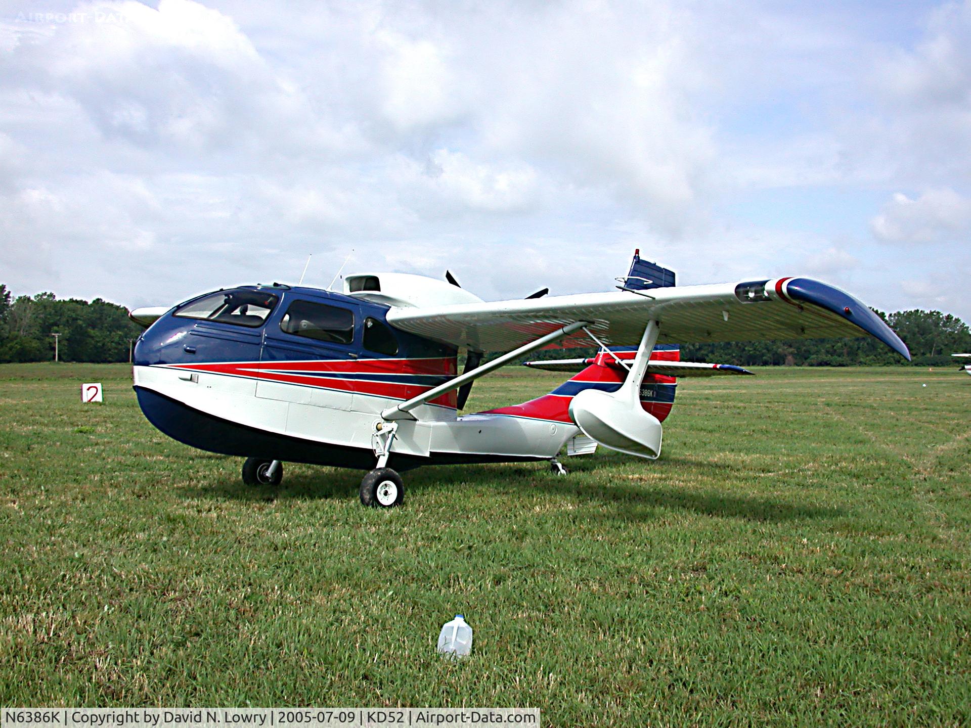 N6386K, 1947 Republic RC-3 Seabee C/N 615, On display at KD52.