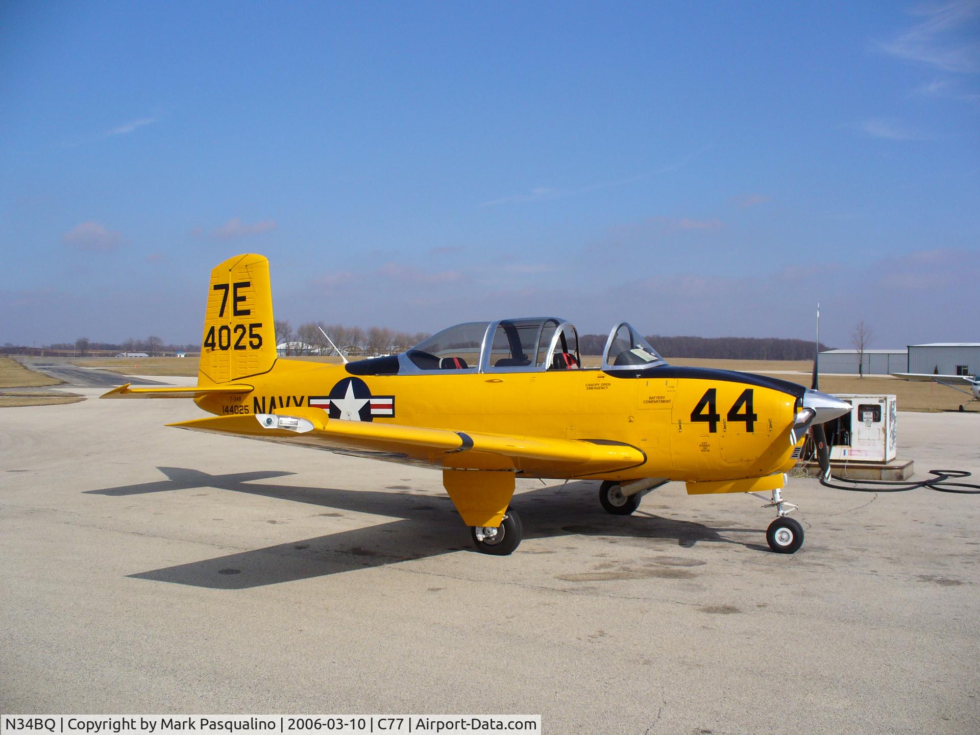 N34BQ, 1957 Beech T-34B C/N 144025, Beech T-34B