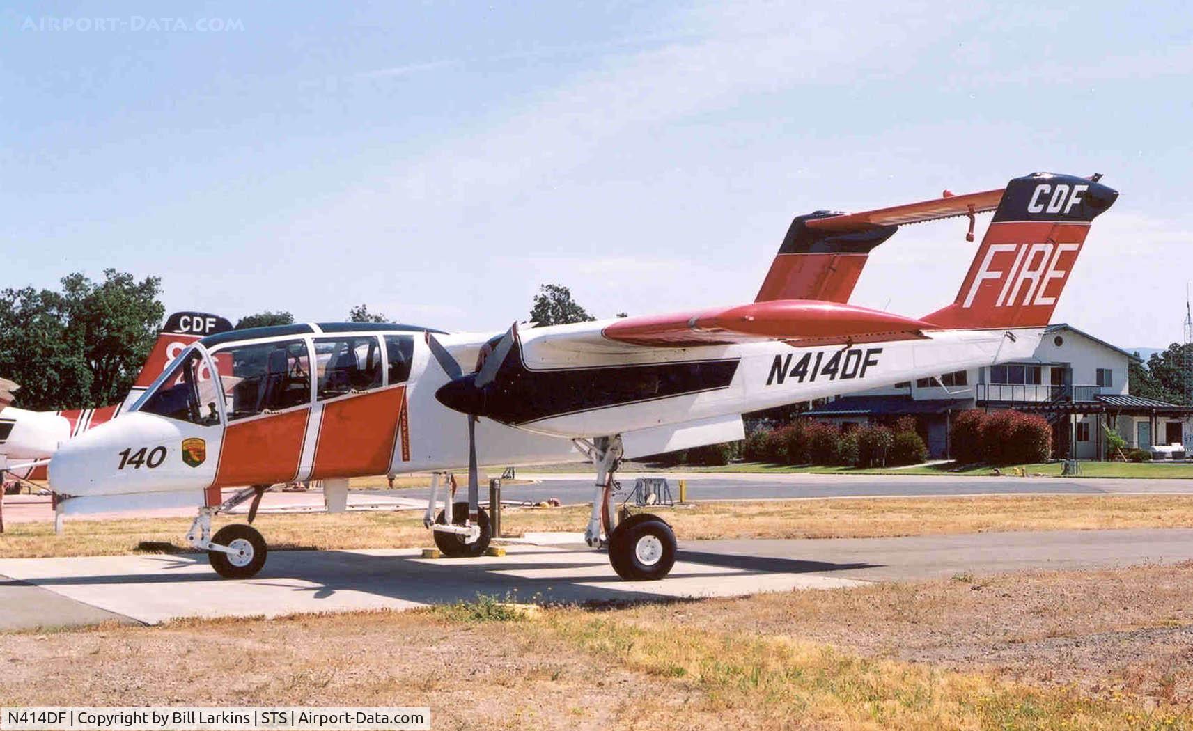 N414DF, North American OV-10A Bronco C/N 30526M16, CDF Lead Plane in fresh paint
