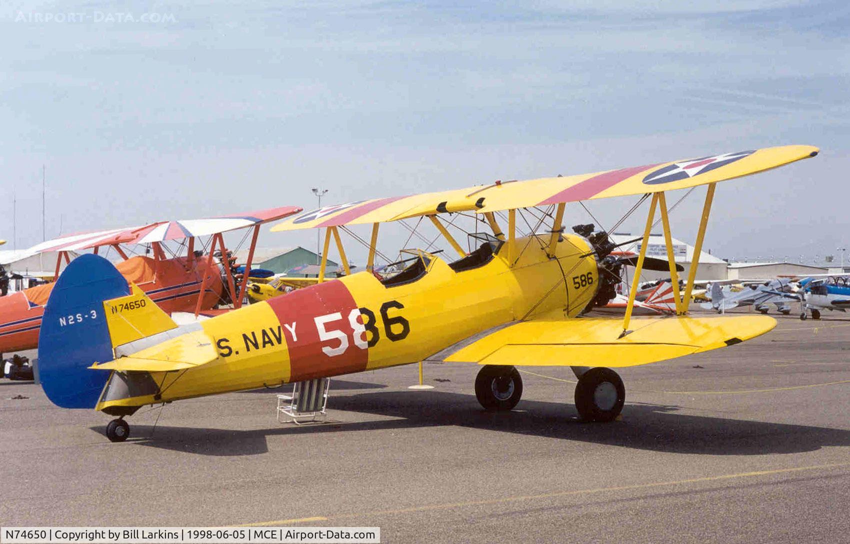 N74650, 1943 Boeing A75N1(PT17) C/N 75-7478, As Navy N2S-3