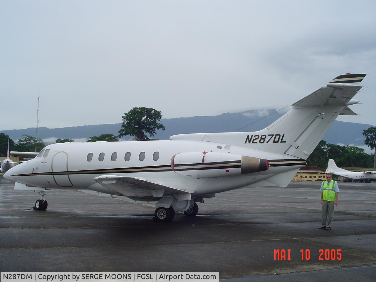 N287DM, Beechcraft-Hawker BH-125-600A C/N 256040, Grounded in FGSL Equatorial Guinea