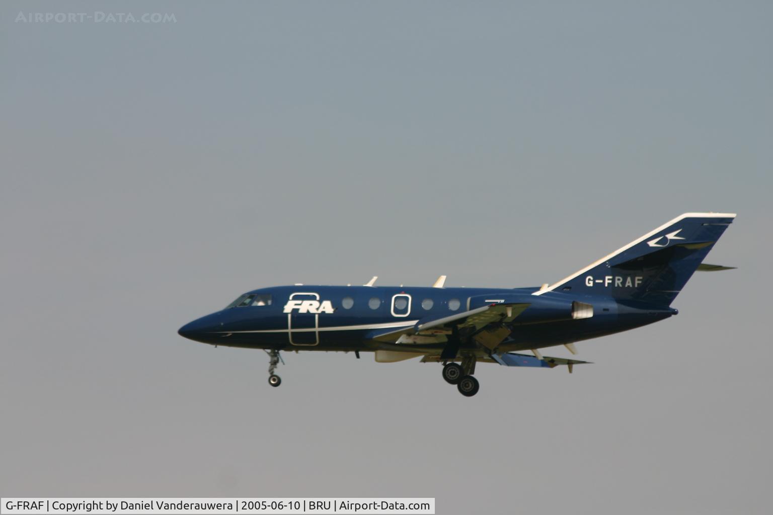 G-FRAF, 1974 Dassault Falcon (Mystere) 20E C/N 295, short to land on rnw 25R