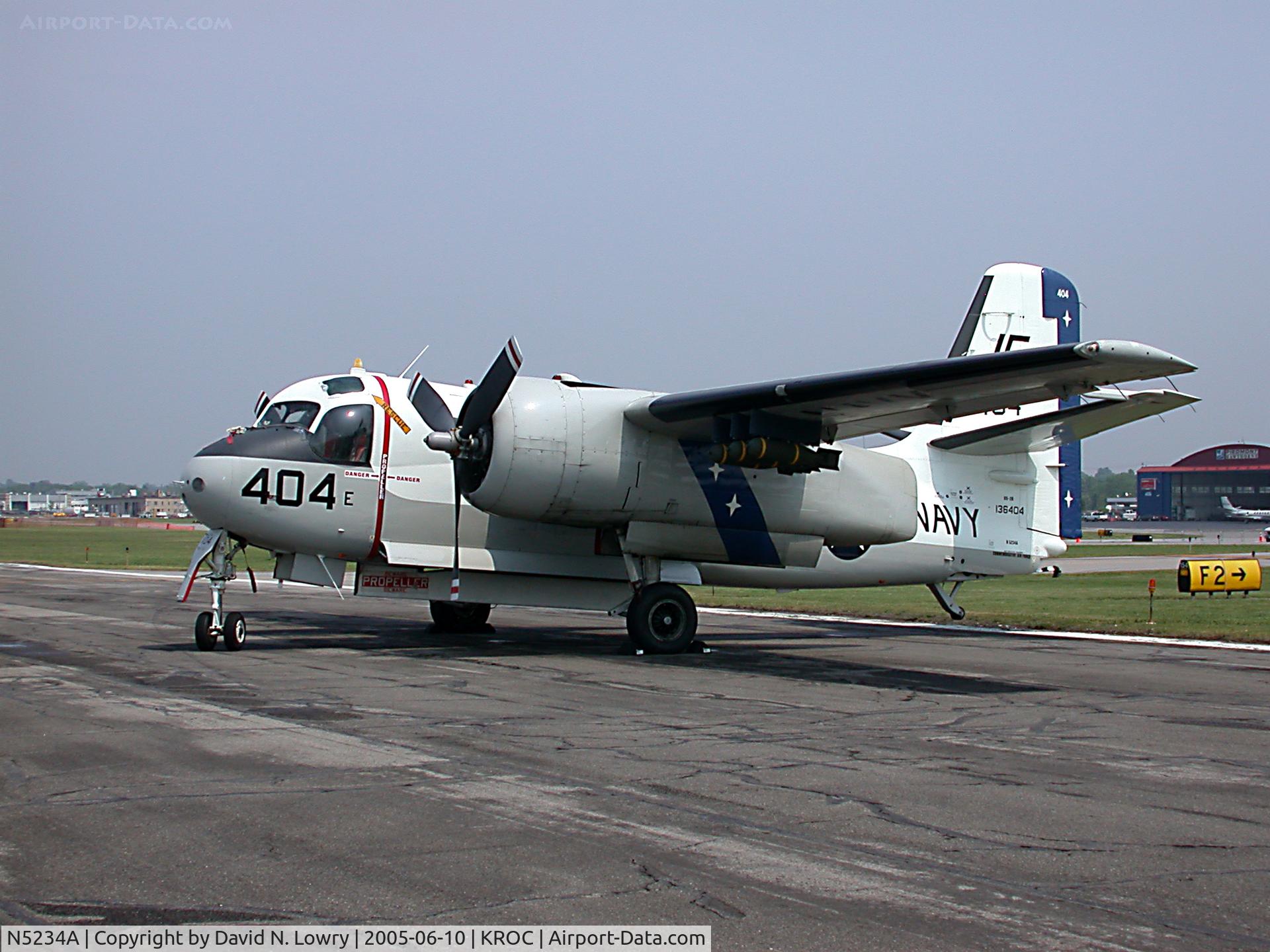 N5234A, Grumman US-2B Tracker (G89) C/N 313, N5234A at KROC.
