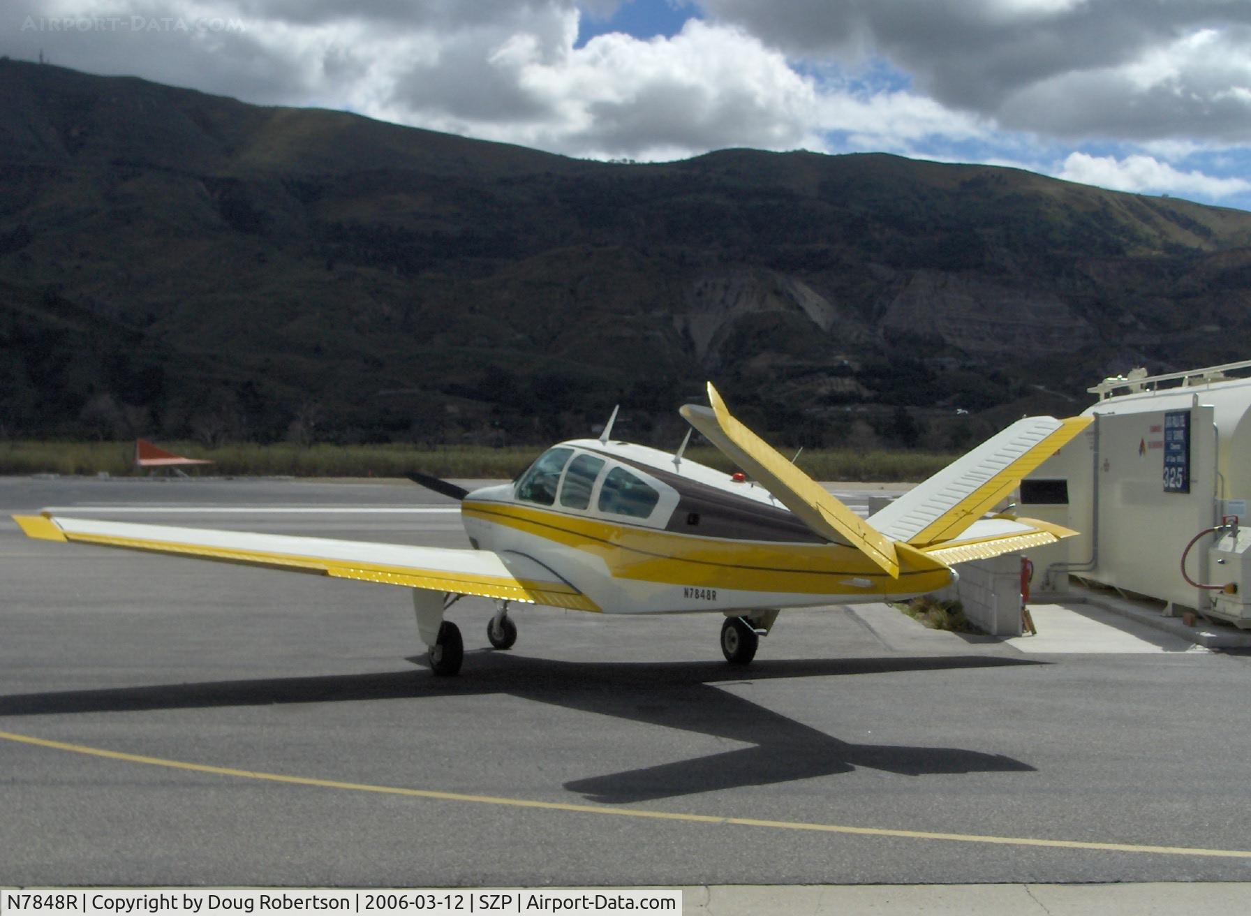 N7848R, 1968 Beech V35A Bonanza C/N D-8904, 1968 Beech V35A BONANZA, Continental IO-550 300 Hp upgrade