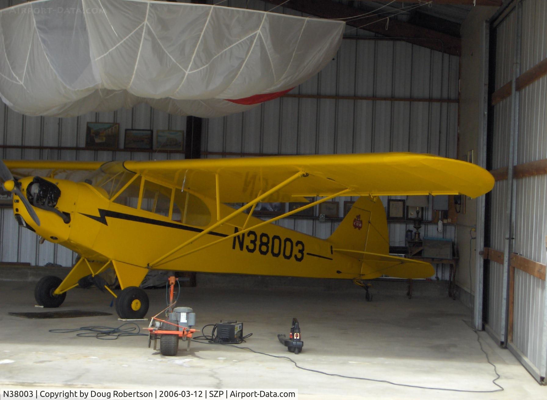 N38003, 1941 Piper J3C-65 Cub Cub C/N 6752, 1941 Piper J3C-65 CUB, Continental A&C65 65 Hp