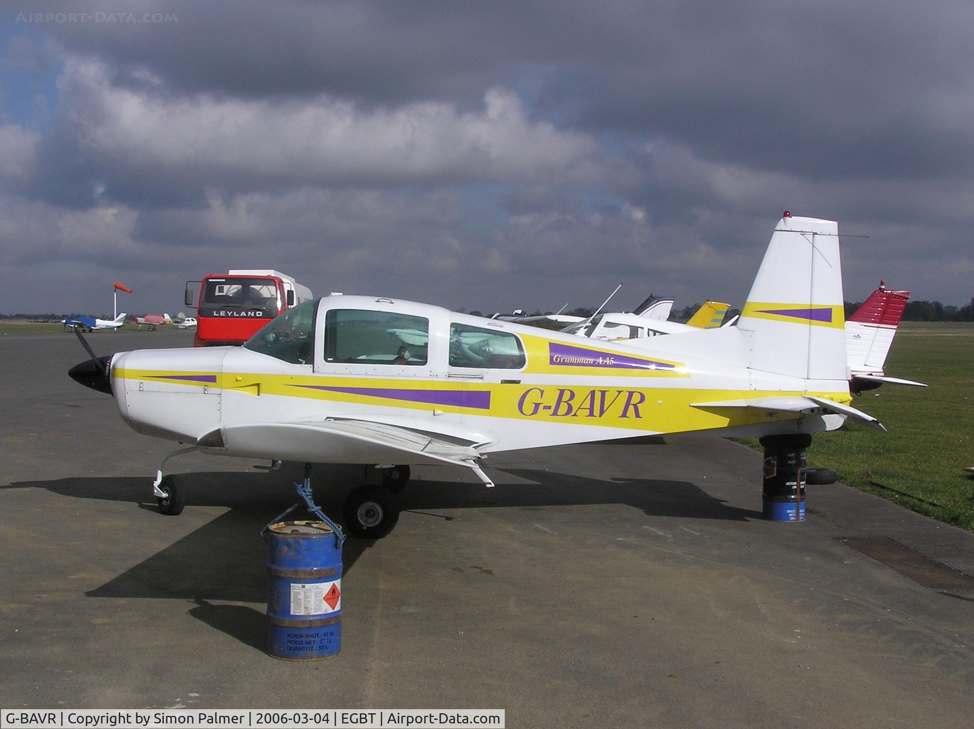 G-BAVR, 1973 Grumman American AA-5 Traveler C/N AA5-0348, AA5 at Turweston