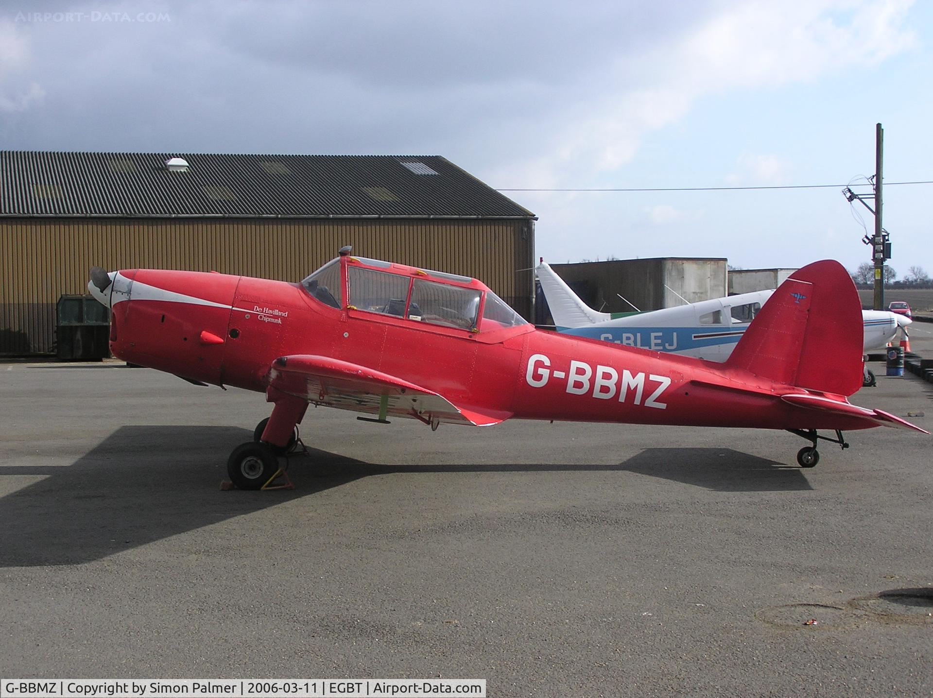 G-BBMZ, 1950 De Havilland DHC-1 Chipmunk T.10 C/N C1/0563, DHC-1 Chipmunk sitting in March sunshine