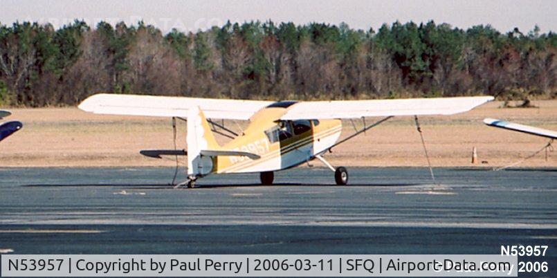 N53957, 1976 Bellanca 7GCBC C/N 910-76, Yes, they speak taildragger at Suffolk