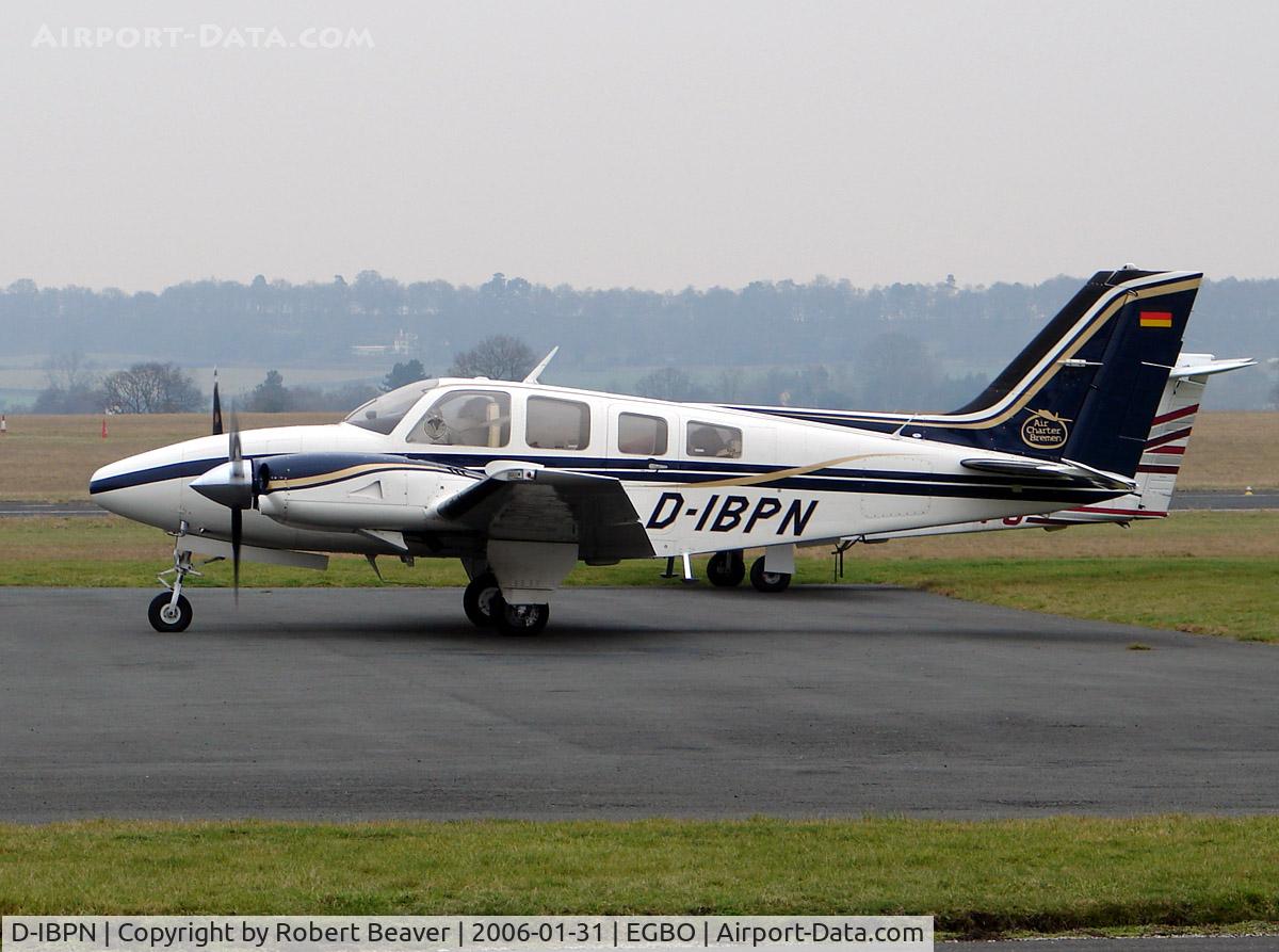 D-IBPN, 1982 Beech 58P Baron Baron C/N TJ-424, Beechcraft 58P Pressurized Baron