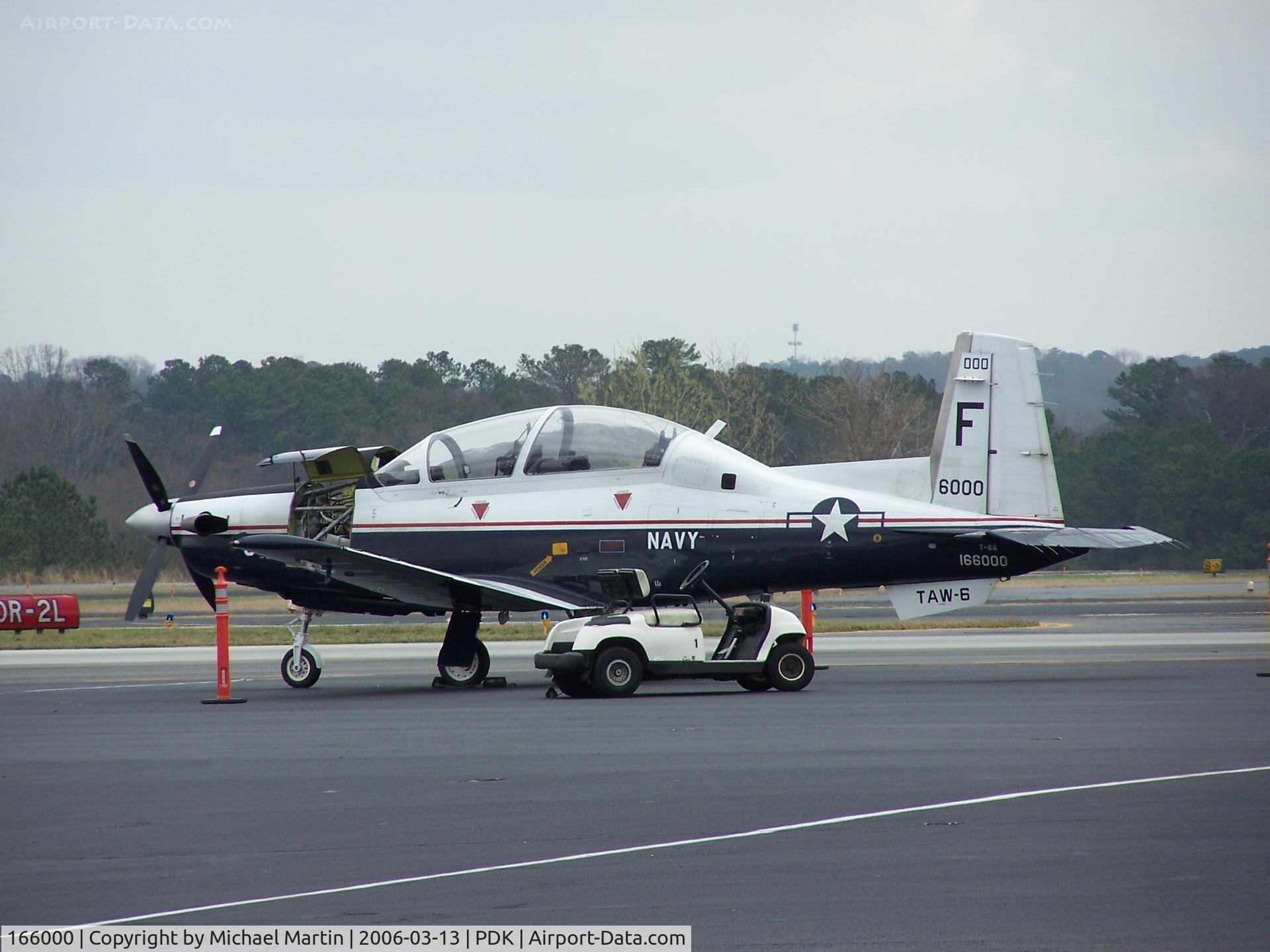 166000, Raytheon T-6A Texan II C/N PT-218, T-6A Stopping over for lunch.