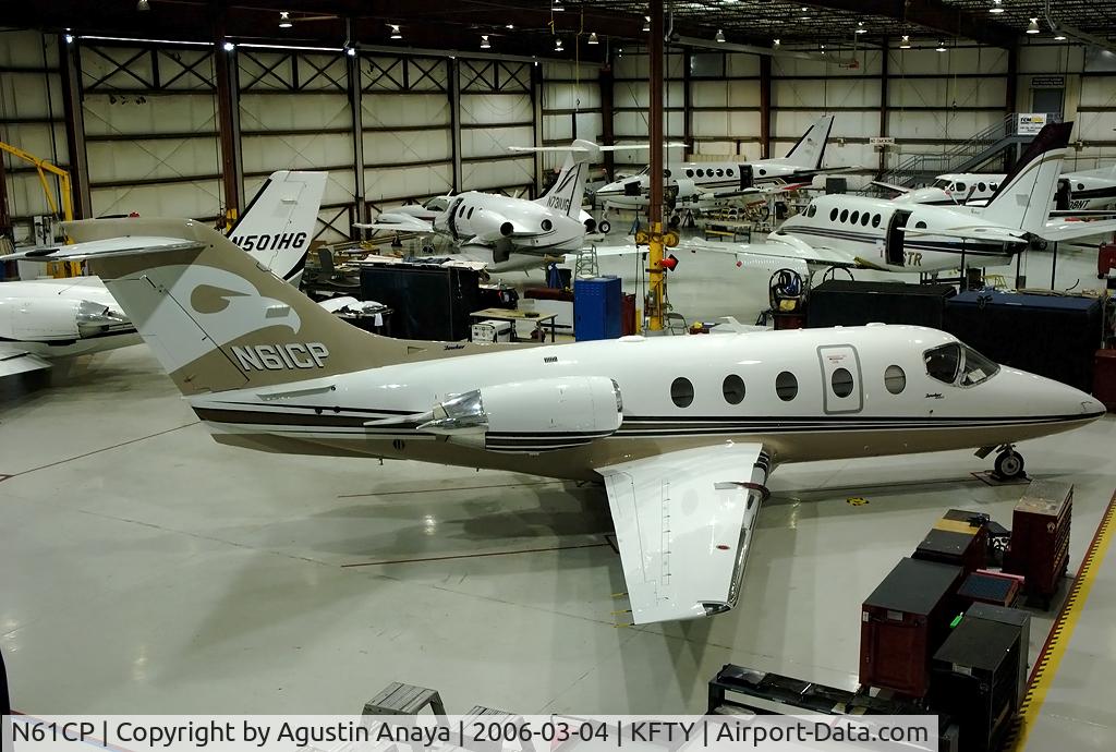 N61CP, Raytheon Aircraft Company 400A C/N RK-402, At the Raytheon Maintenance facilities in Atlanta.