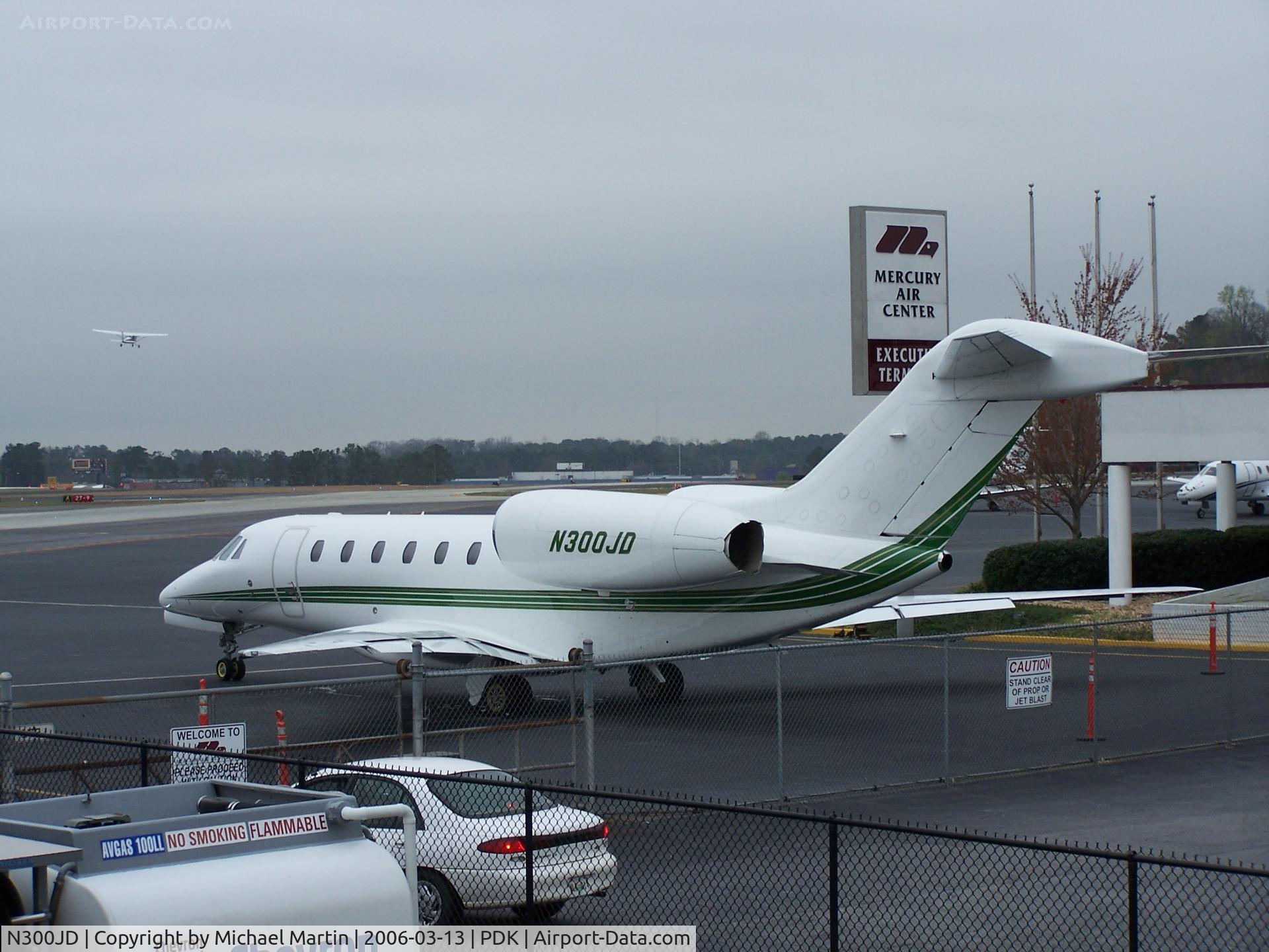 N300JD, 2002 Cessna 750 Citation X Citation X C/N 750-0202, John Deere parked at Mercury Air Center