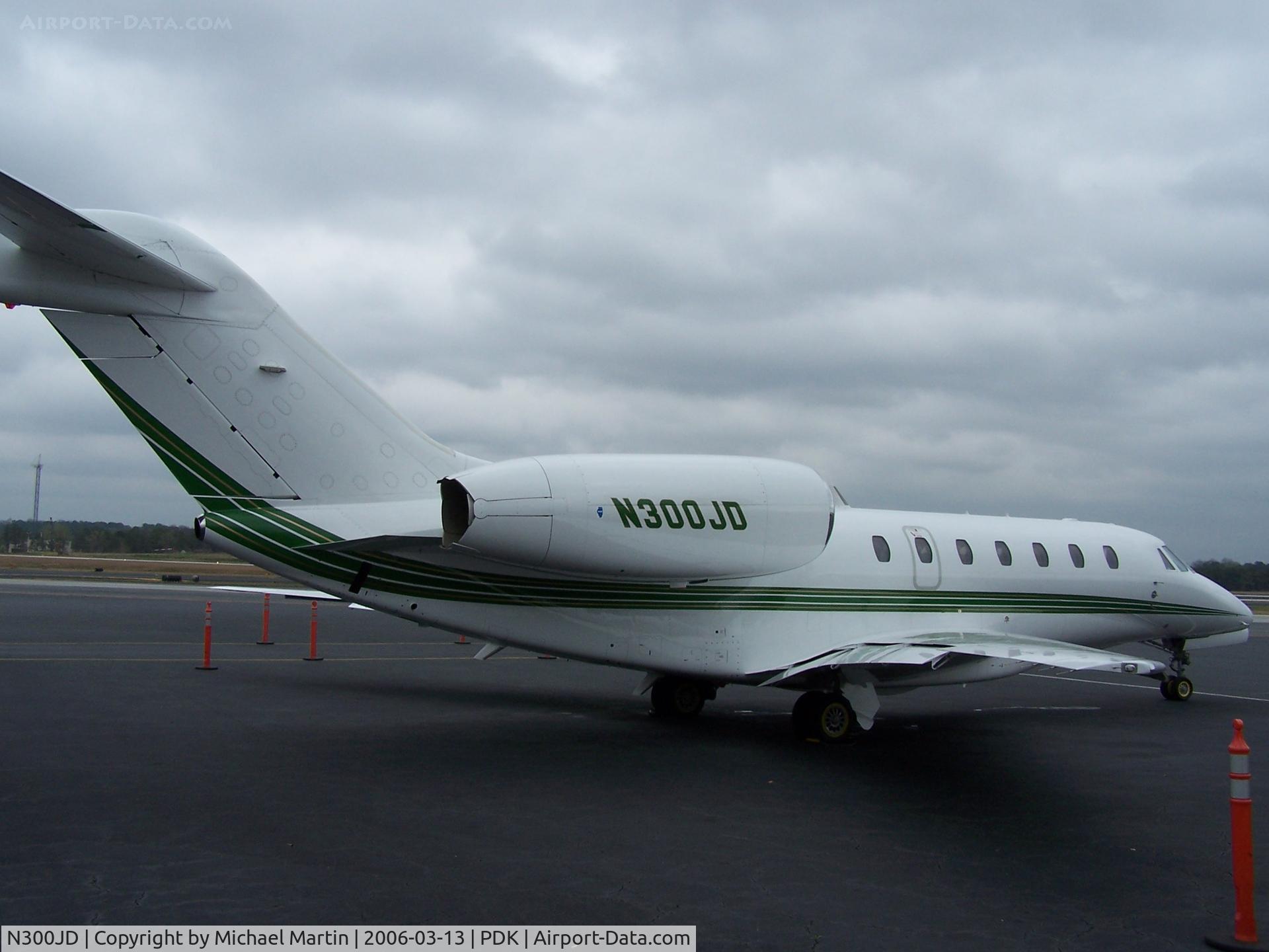 N300JD, 2002 Cessna 750 Citation X Citation X C/N 750-0202, John Deere parked at Mercury Air Center